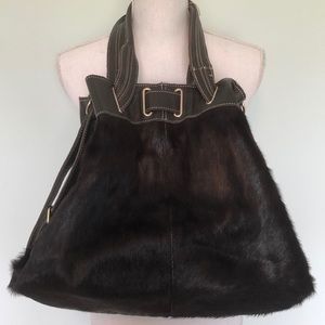Aqua Madonna large hobo